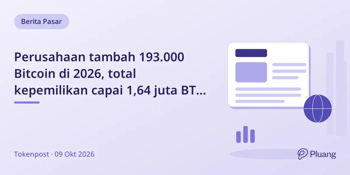 Perusahaan tambah 193.000 Bitcoin di 2026, total kepemilikan capai 1,64 juta BTC meski permintaan melambat.