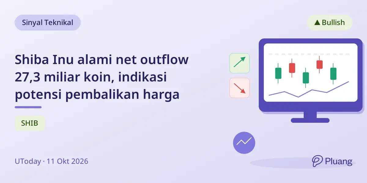 Shiba Inu alami net outflow 27,3 miliar koin, indikasi potensi pembalikan harga