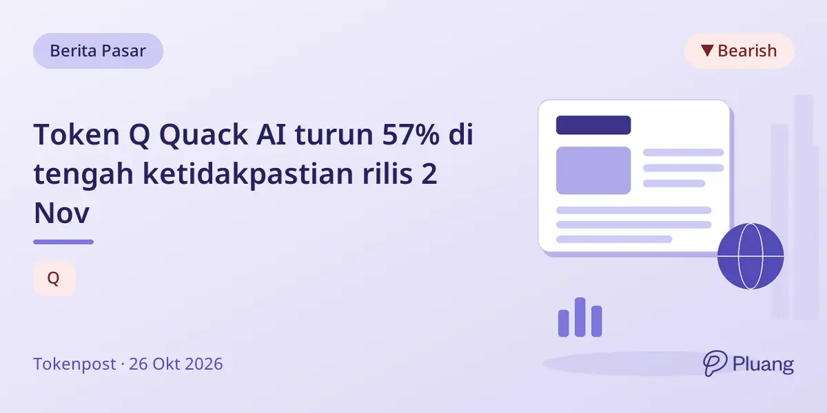 Token Q Quack AI turun 57% di tengah ketidakpastian rilis 2 Nov