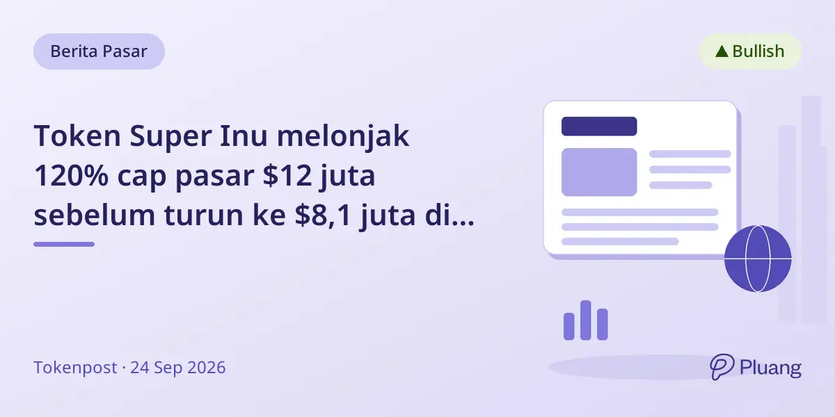 Token Super Inu melonjak 120% cap pasar $12 juta sebelum turun ke $8,1 juta di jaringan Solana