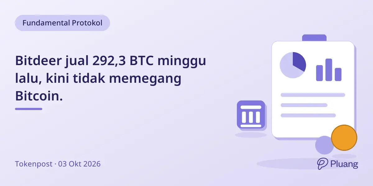 Bitdeer jual 292,3 BTC minggu lalu, kini tidak memegang Bitcoin.