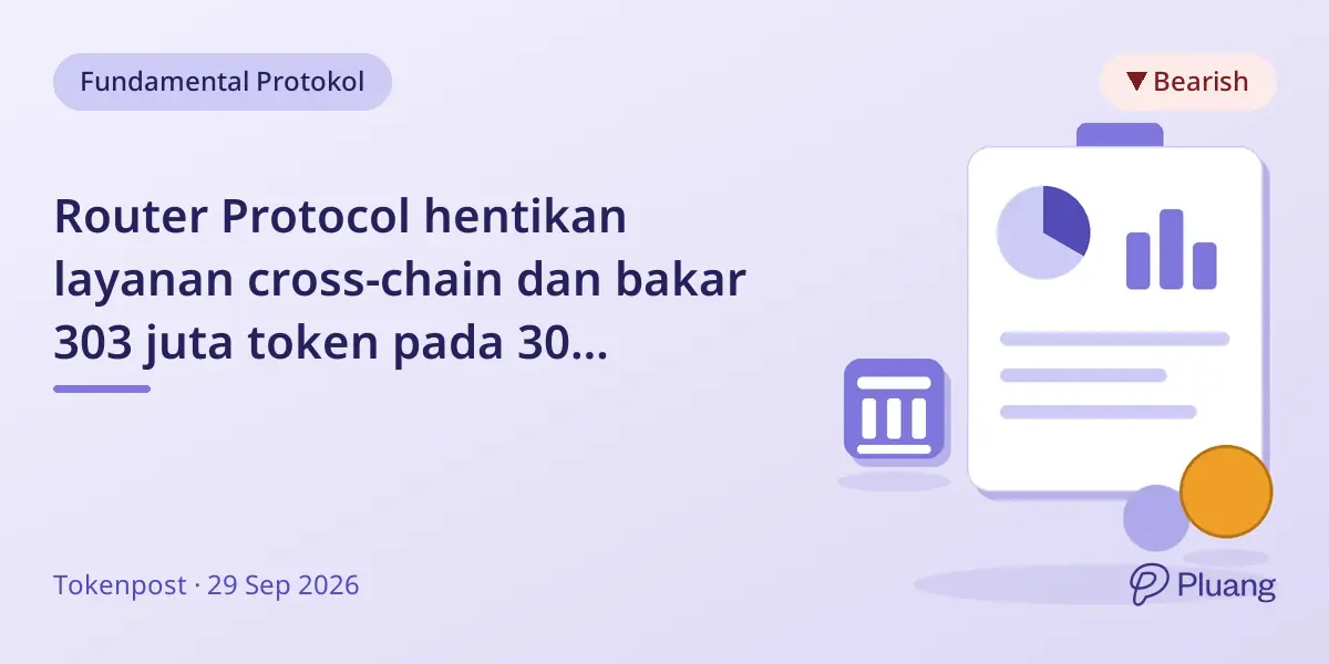 Router Protocol hentikan layanan cross-chain dan bakar 303 juta token pada 30 September