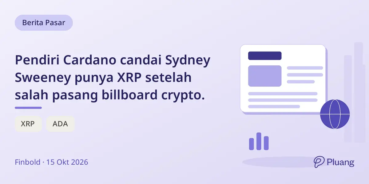 Pendiri Cardano candai Sydney Sweeney punya XRP setelah salah pasang billboard crypto.