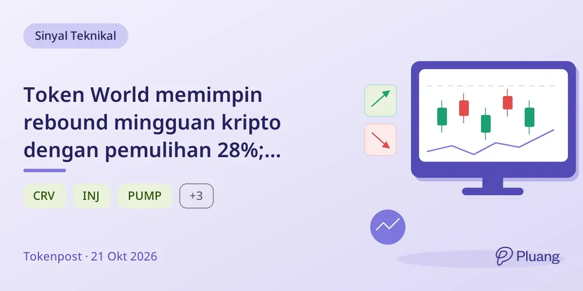 Token World memimpin rebound mingguan kripto dengan pemulihan 28%; StarkNet turun 42% dari puncak