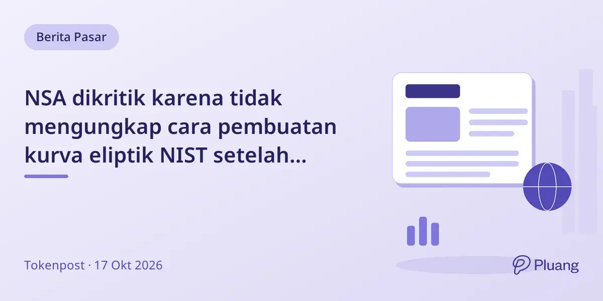 NSA dikritik karena tidak mengungkap cara pembuatan kurva eliptik NIST setelah model AI rekonstruksi seed.