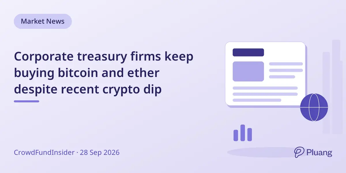 Corporate treasury firms keep buying bitcoin an...