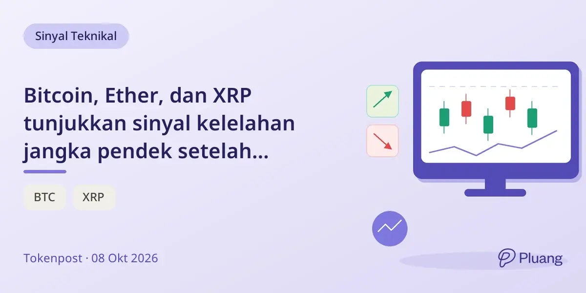 Bitcoin, Ether, dan XRP tunjukkan sinyal kelelahan jangka pendek setelah penurunan, belum ada tanda pasar terendah.