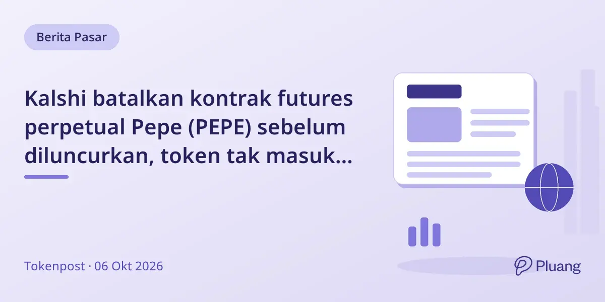 Kalshi batalkan kontrak futures perpetual Pepe (PEPE) sebelum diluncurkan, token tak masuk daftar.