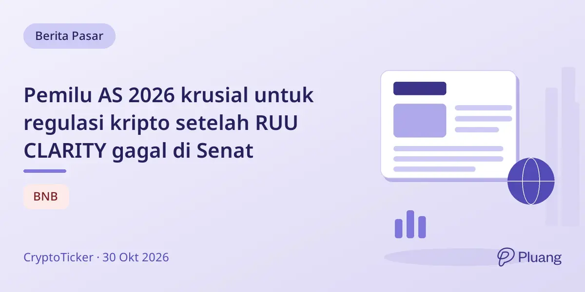 Pemilu AS 2026 krusial untuk regulasi kripto setelah RUU CLARITY gagal di Senat