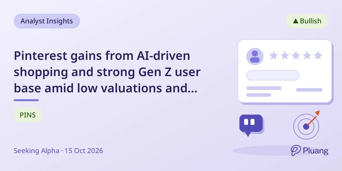 Pinterest gains from AI-driven shopping and strong Gen Z user base amid low valuations and buybacks