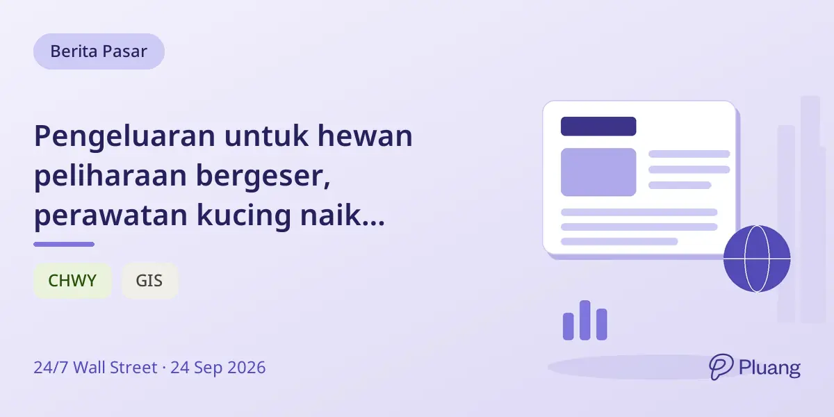 Pengeluaran untuk hewan peliharaan bergeser, perawatan kucing naik sementara pengeluaran untuk anjing menurun.