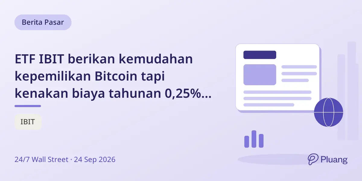 ETF IBIT berikan kemudahan kepemilikan Bitcoin tapi kenakan biaya tahunan 0,25% yang kurangi nilai investasi.