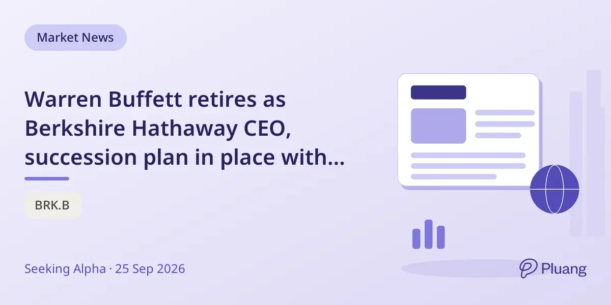 Warren Buffett retires as Berkshire Hathaway CEO, succession plan in place with Greg Abel and Howard Buffett.