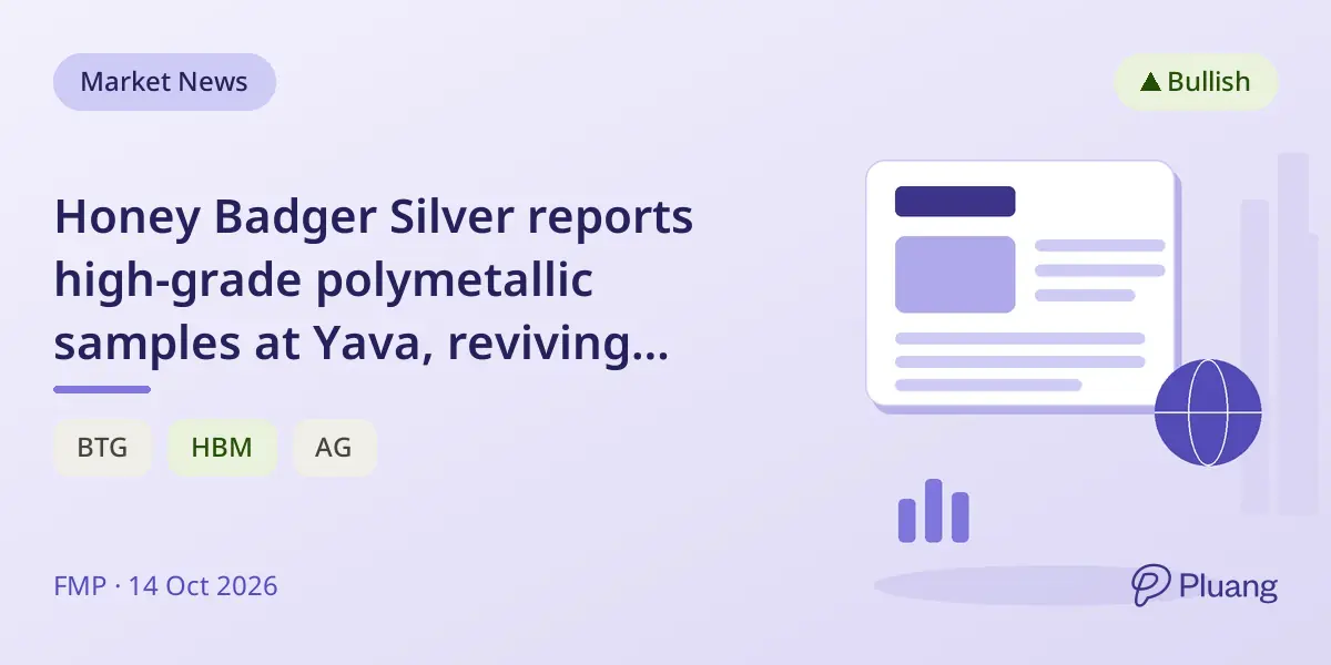 Honey Badger Silver reports high-grade polymetallic samples at Yava, reviving interest in northern Canada's VMS deposits.