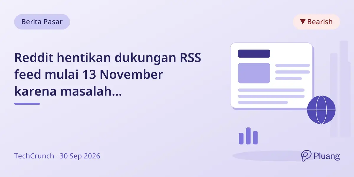 Reddit hentikan dukungan RSS feed mulai 13 November karena masalah penyalahgunaan.