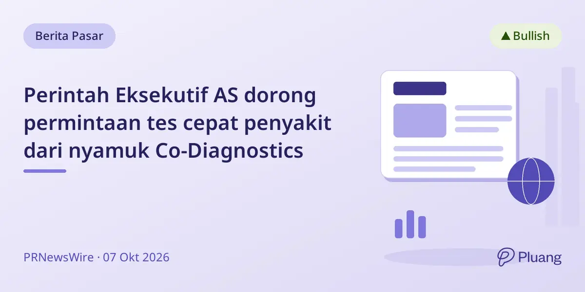 Perintah Eksekutif AS dorong permintaan tes cepat penyakit dari nyamuk Co-Diagnostics