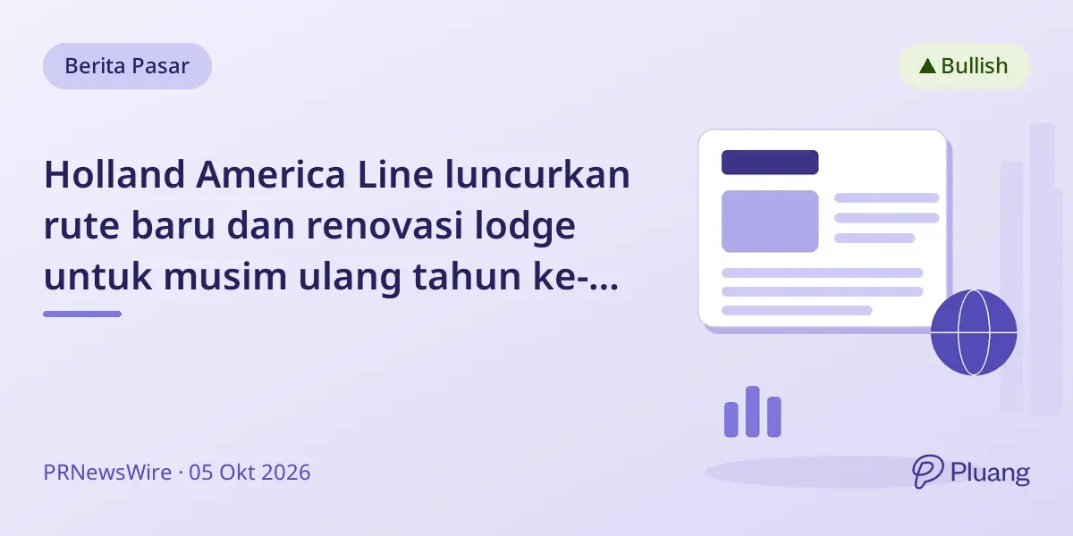 Holland America Line luncurkan rute baru dan renovasi lodge untuk musim ulang tahun ke-80 di Alaska 2027