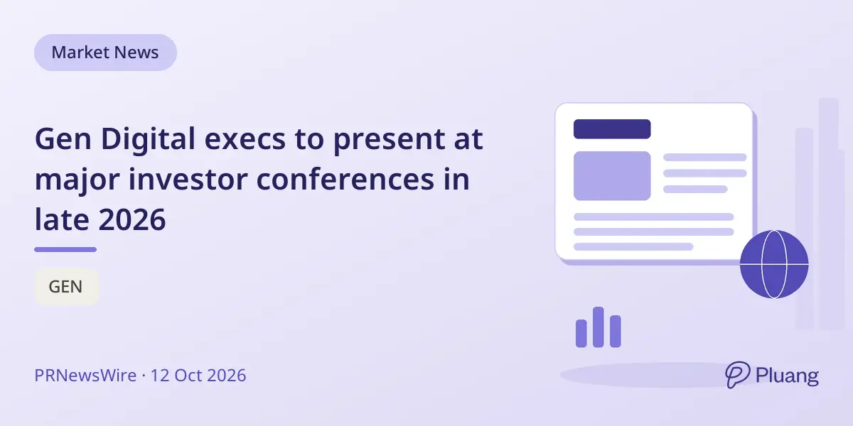 Gen Digital execs to present at major investor conferences in late 2026