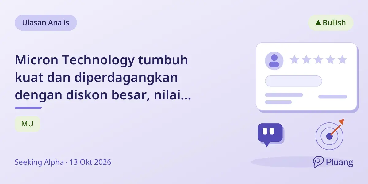 Micron Technology tumbuh kuat dan diperdagangkan dengan diskon besar, nilai wajar diperkirakan $1.500.