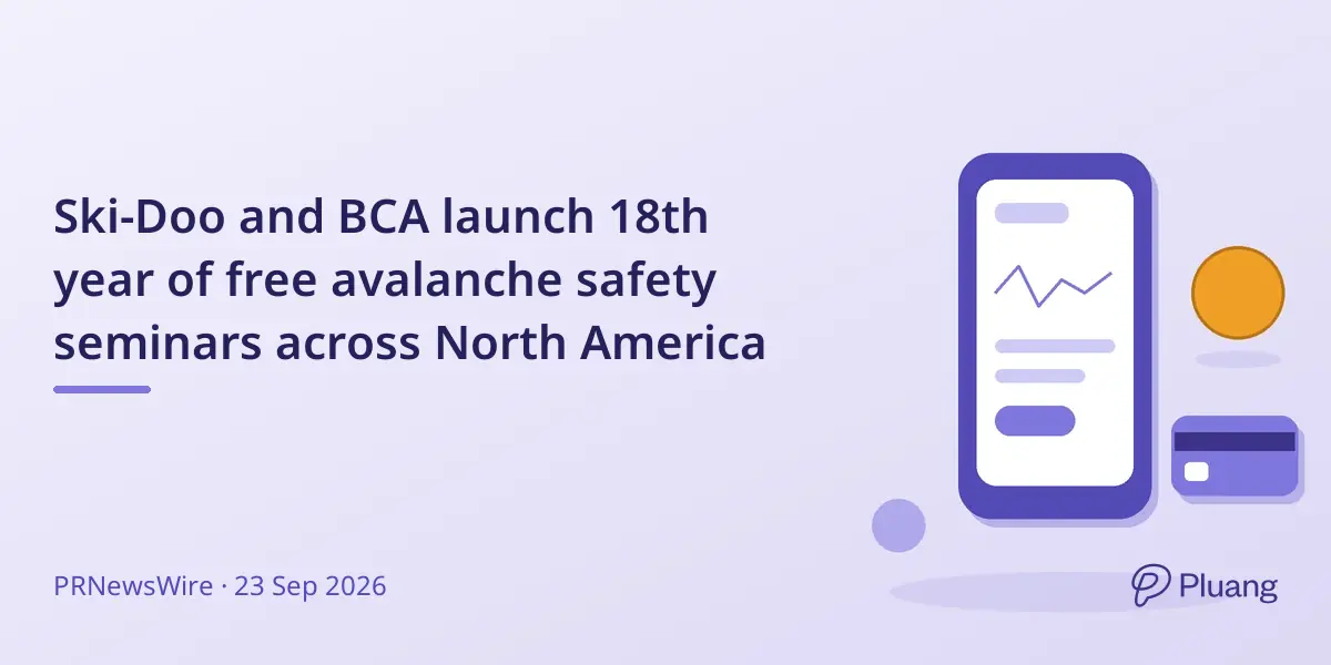 Ski-Doo and BCA launch 18th year of free avalanche safety seminars across North America