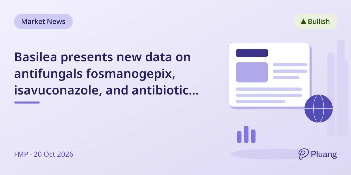 Basilea presents new data on antifungals fosmanogepix, isavuconazole, and antibiotic ceftobiprole at IDWeek 2026