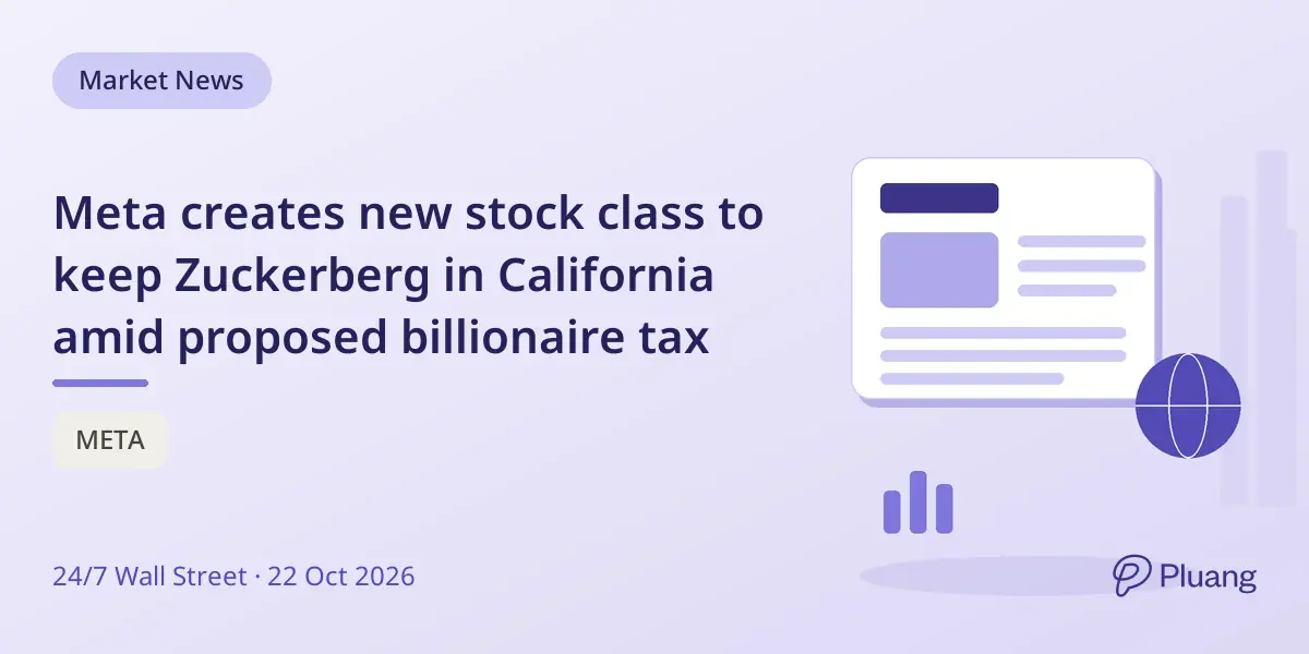 Meta creates new stock class to keep Zuckerberg in California amid proposed billionaire tax