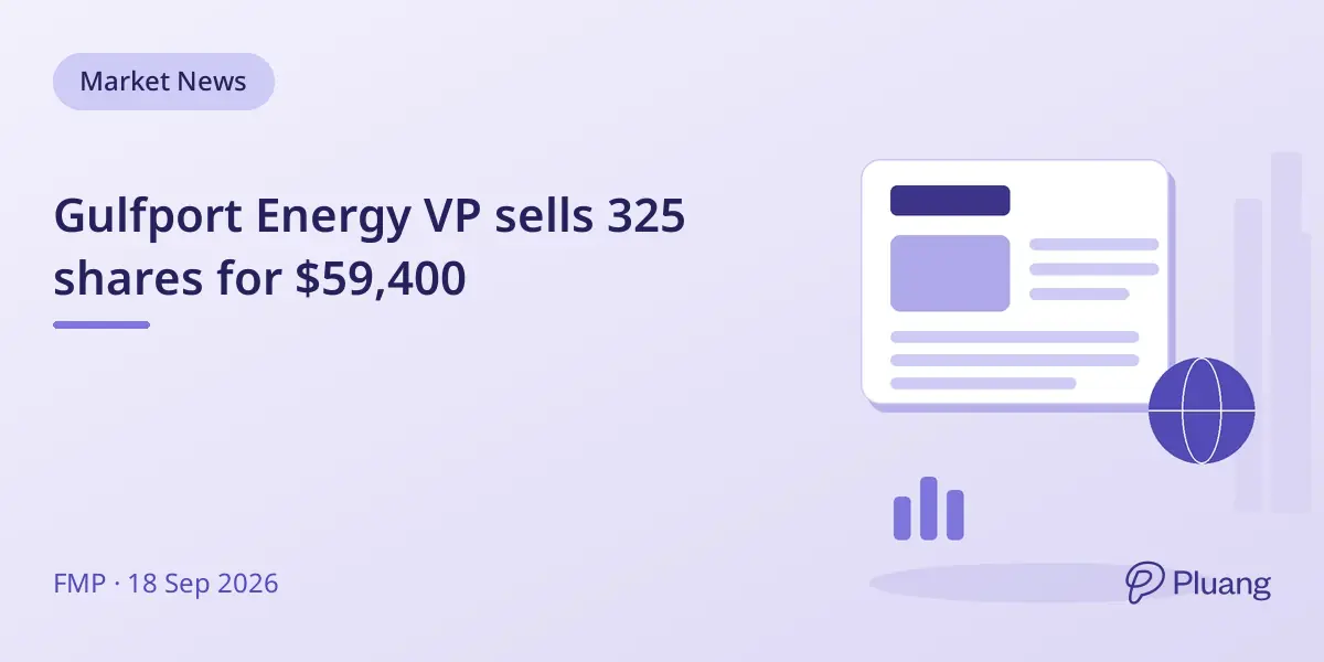Gulfport Energy VP sells 325 shares for $59,400