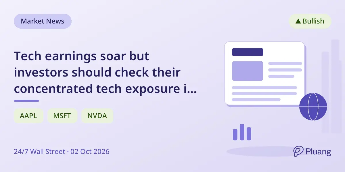 Tech earnings soar but investors should check their concentrated tech exposure in retirement funds.