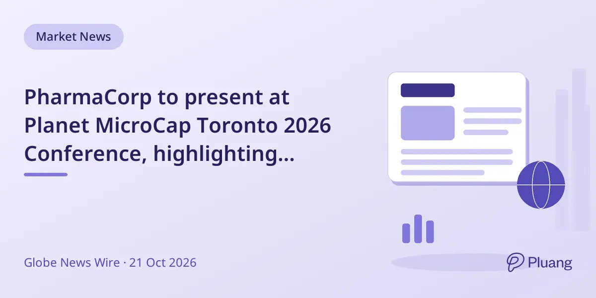 PharmaCorp to present at Planet MicroCap Toronto 2026 Conference, highlighting pharmacy acquisitions and growth plans
