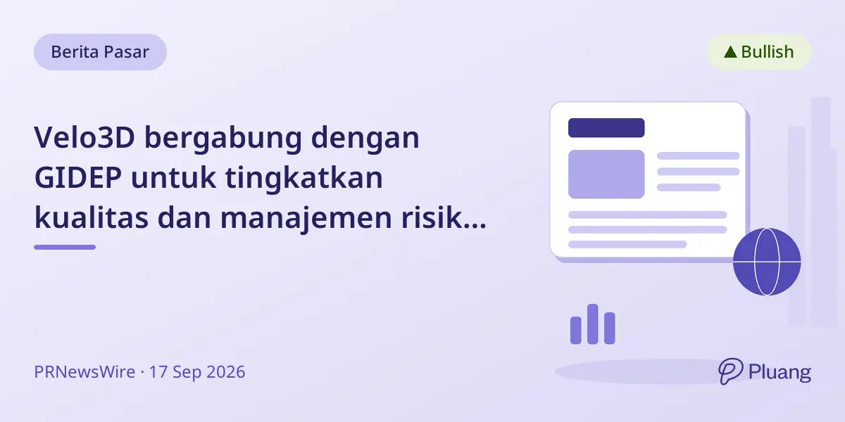 Velo3D bergabung dengan GIDEP untuk tingkatkan kualitas dan manajemen risiko manufaktur pertahanan.