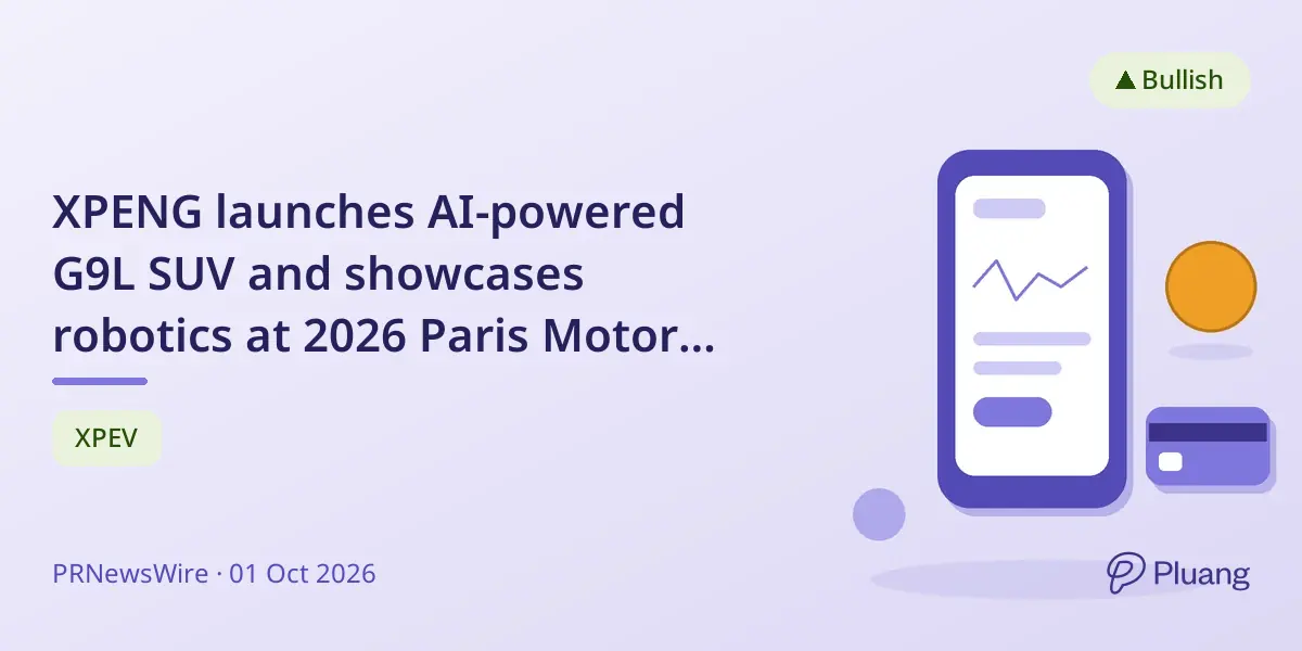 XPENG launches AI-powered G9L SUV and showcases robotics at 2026 Paris Motor Show, expanding in Europe.