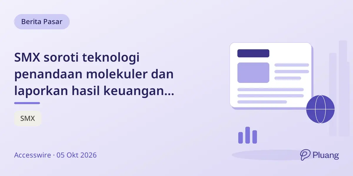 SMX soroti teknologi penandaan molekuler dan laporkan hasil keuangan semester 1 2026.