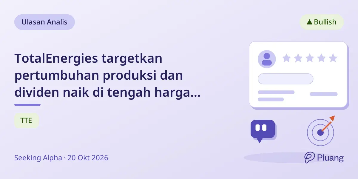 TotalEnergies targetkan pertumbuhan produksi dan dividen naik di tengah harga energi tinggi.