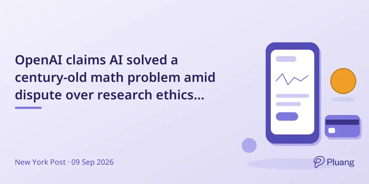 OpenAI claims AI solved a century-old math problem amid dispute over research ethics and collaboration threats.
