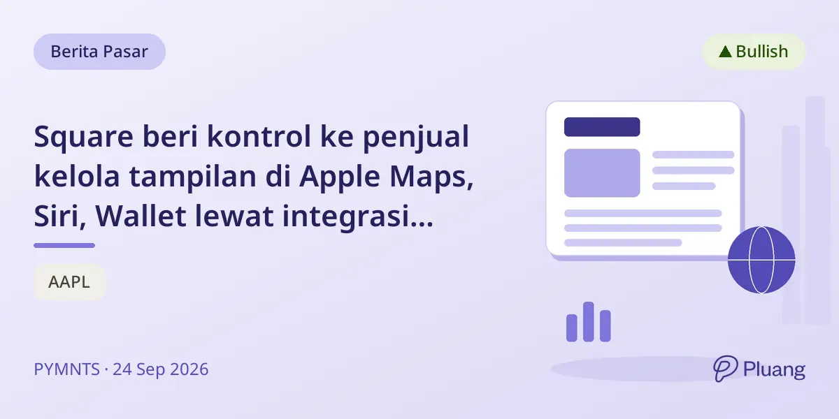 Square beri kontrol ke penjual kelola tampilan di Apple Maps, Siri, Wallet lewat integrasi Apple Business