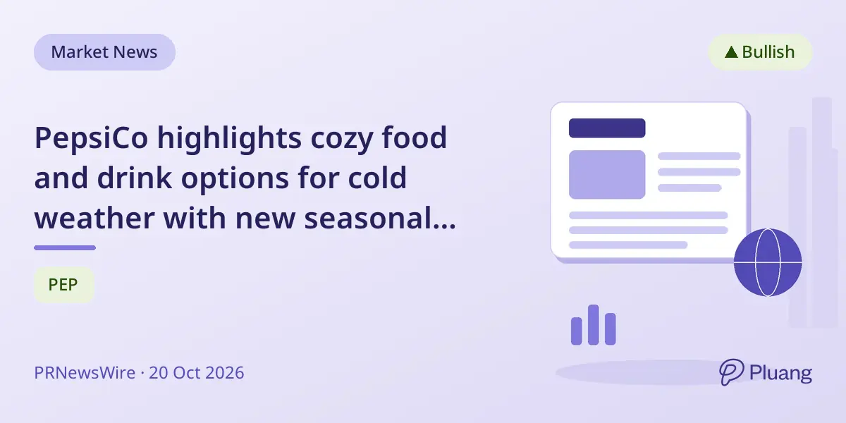 PepsiCo highlights cozy food and drink options for cold weather with new seasonal flavors and recipes