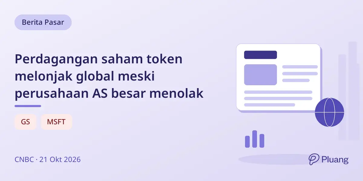 Perdagangan saham token melonjak global meski perusahaan AS besar menolak