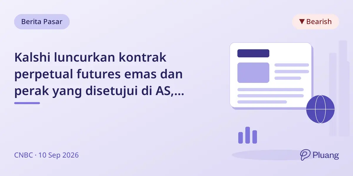 Kalshi luncurkan kontrak perpetual futures emas dan perak yang disetujui di AS, permintaan komoditas tinggi.