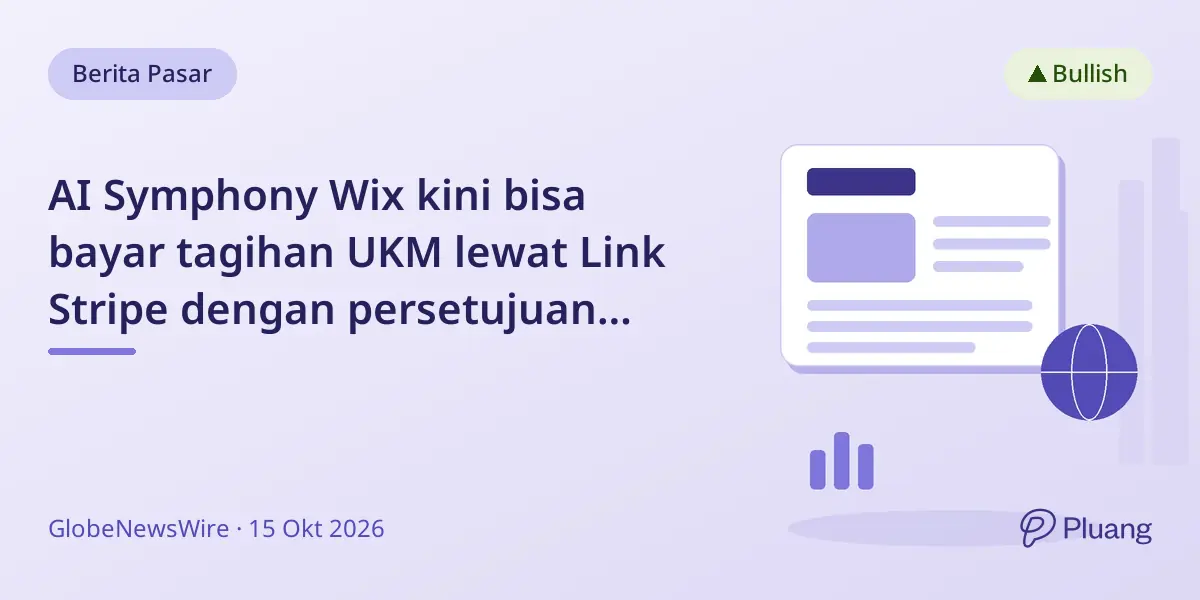 AI Symphony Wix kini bisa bayar tagihan UKM lewat Link Stripe dengan persetujuan pemilik.