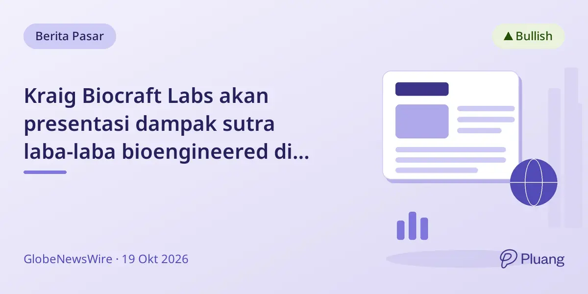 Kraig Biocraft Labs akan presentasi dampak sutra laba-laba bioengineered di kongres sutra global di India
