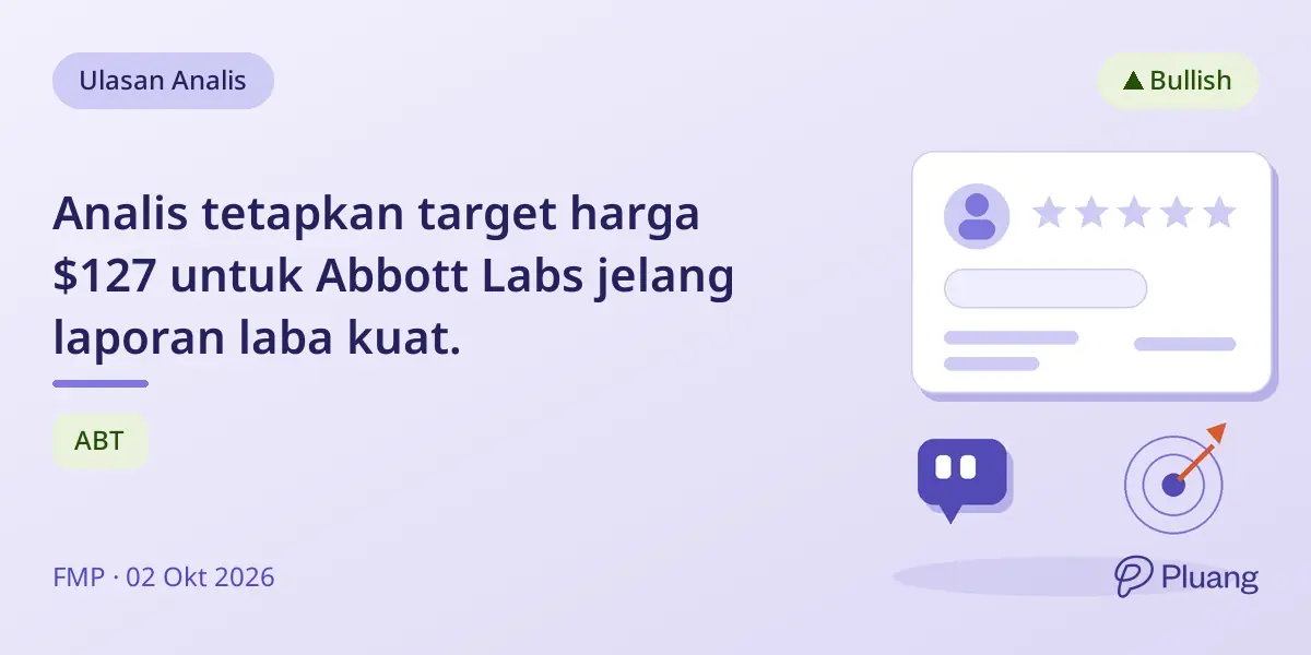 Analis tetapkan target harga $127 untuk Abbott Labs jelang laporan laba kuat.