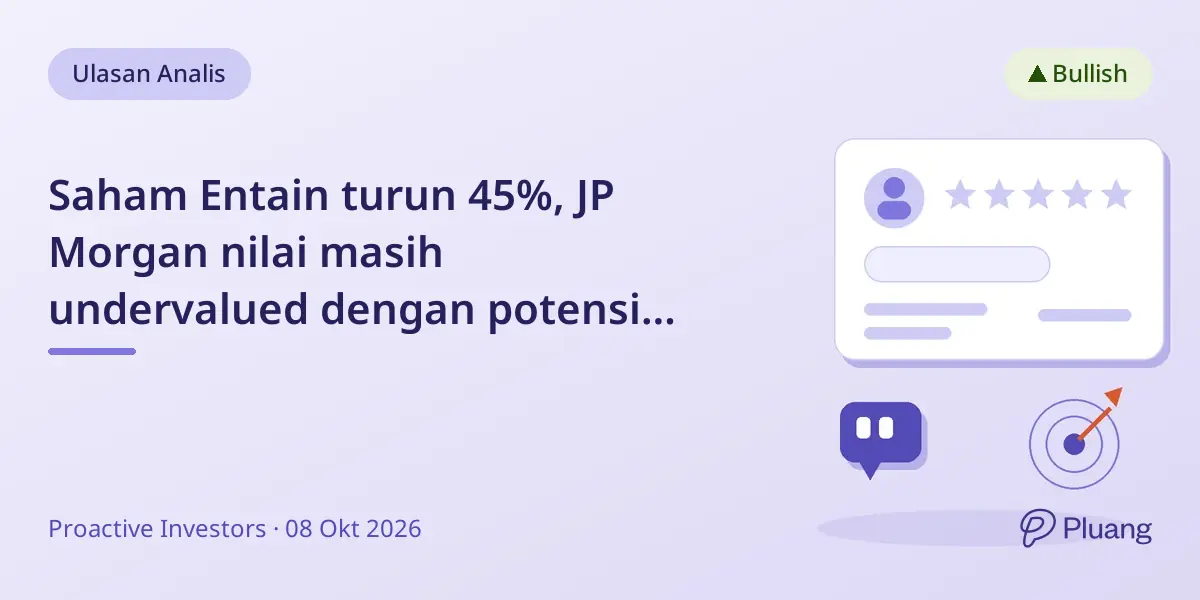 Saham Entain turun 45%, JP Morgan nilai masih undervalued dengan potensi pertumbuhan