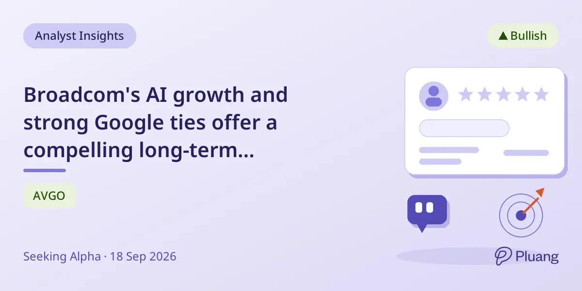 Broadcom's AI growth and strong Google ties offer a compelling long-term investment despite near-term concerns.