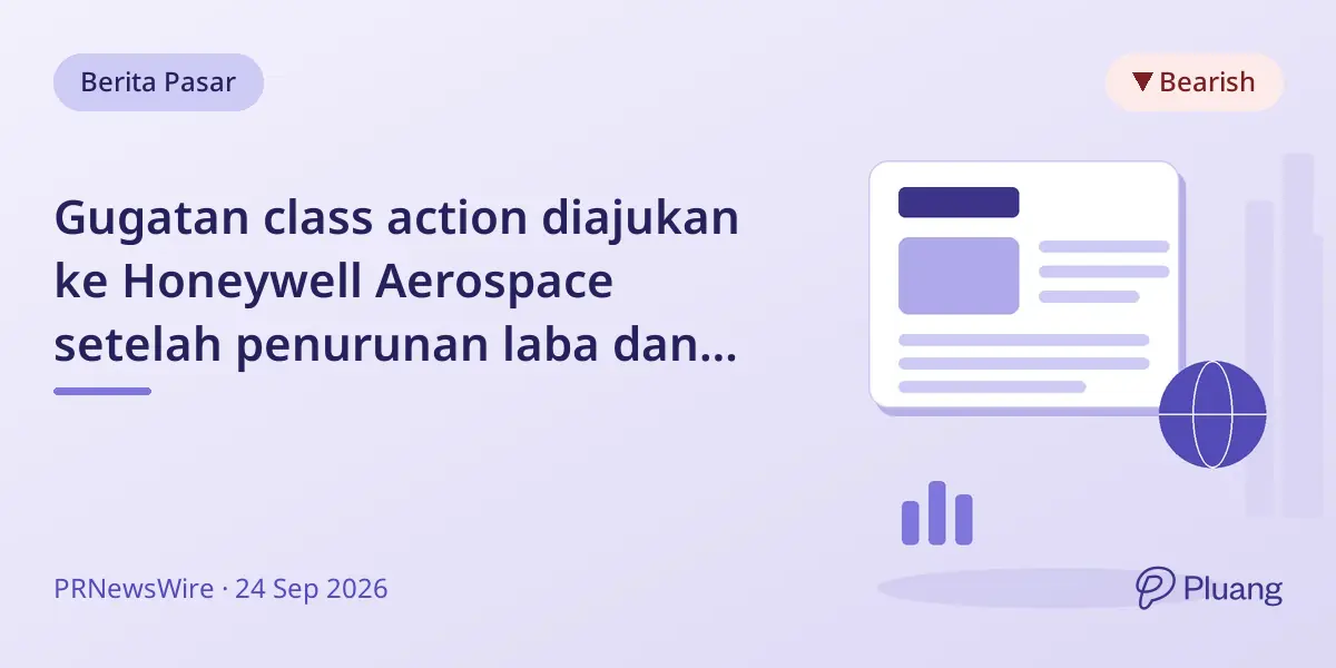 Gugatan class action diajukan ke Honeywell Aerospace setelah penurunan laba dan penyelesaian DOJ.