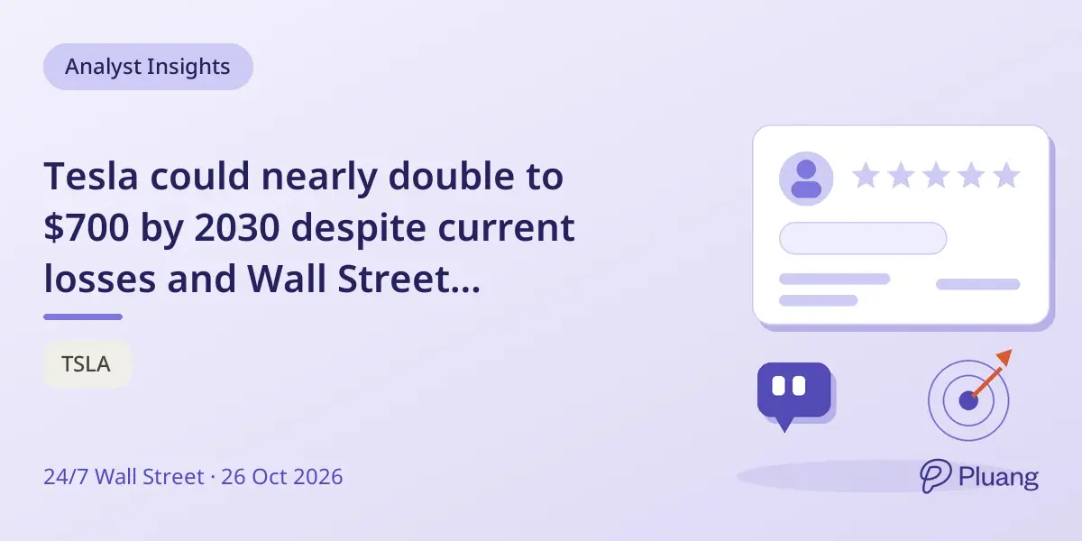 Tesla could nearly double to $700 by 2030 despite current losses and Wall Street skepticism.