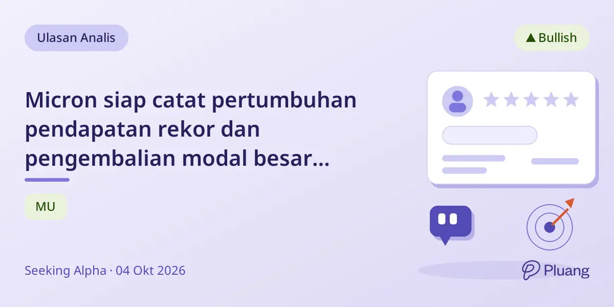 Micron siap catat pertumbuhan pendapatan rekor dan pengembalian modal besar hingga 2028 didorong permintaan AI dan kesepakatan strategis.