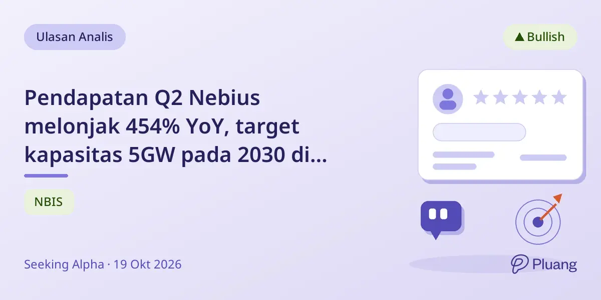 Pendapatan Q2 Nebius melonjak 454% YoY, target kapasitas 5GW pada 2030 di tengah pertumbuhan neocloud kuat