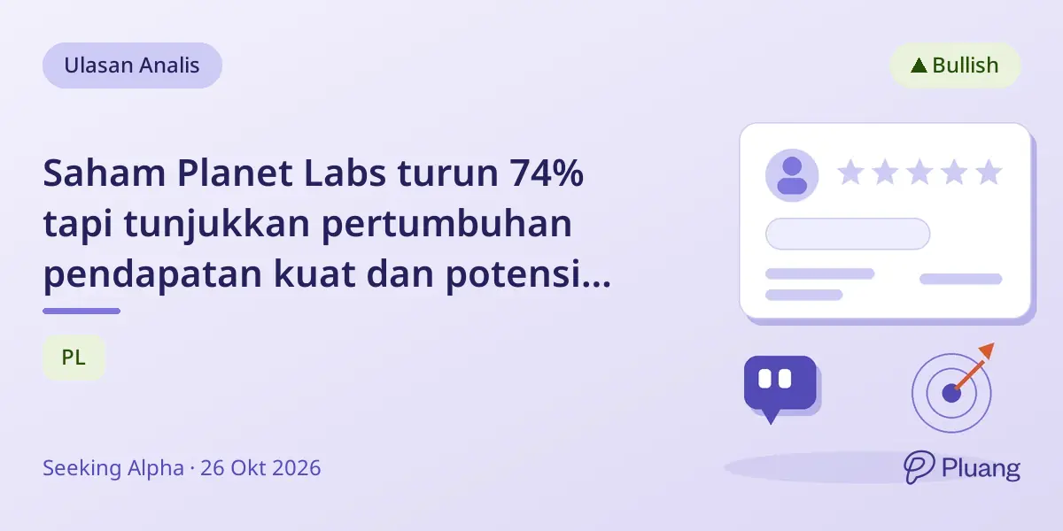 Saham Planet Labs turun 74% tapi tunjukkan pertumbuhan pendapatan kuat dan potensi laba masa depan.