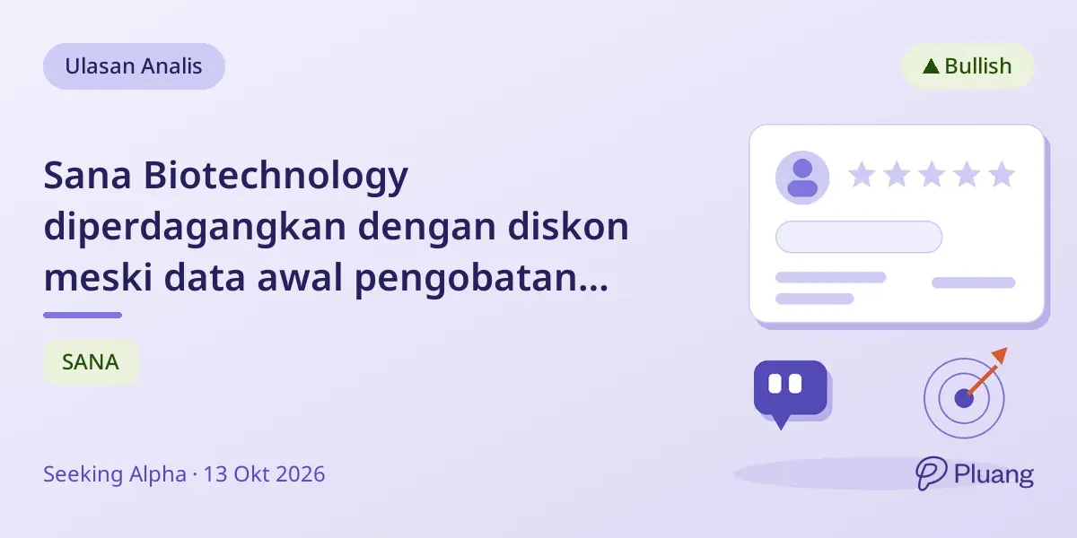 Sana Biotechnology diperdagangkan dengan diskon meski data awal pengobatan T1D menjanjikan dan dana terbatas.