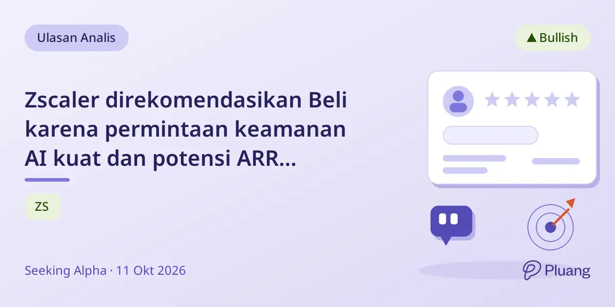 Zscaler direkomendasikan Beli karena permintaan keamanan AI kuat dan potensi ARR menggandakan pada 2031